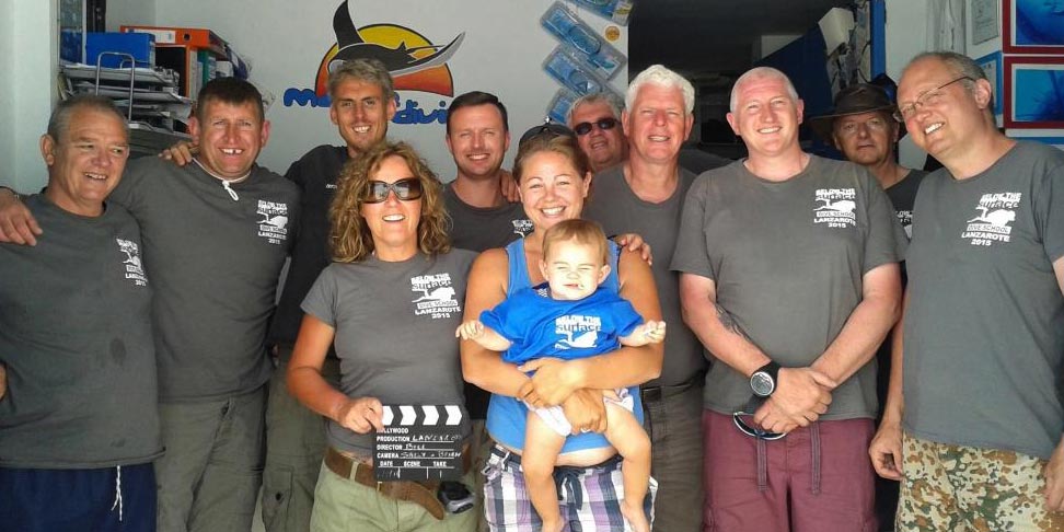 Dive club visits Manta Diving Lanzarote